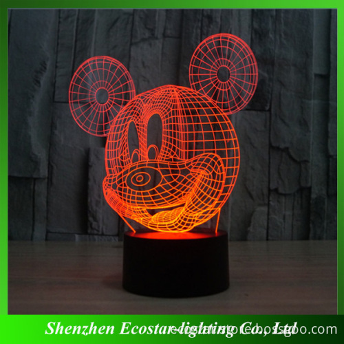 Factory price 3D illusion table lighting lamp supplier